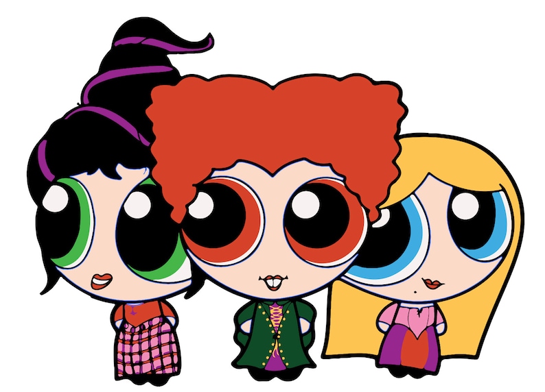 Download LAYERED SVG Power Puff girls SVG | Etsy