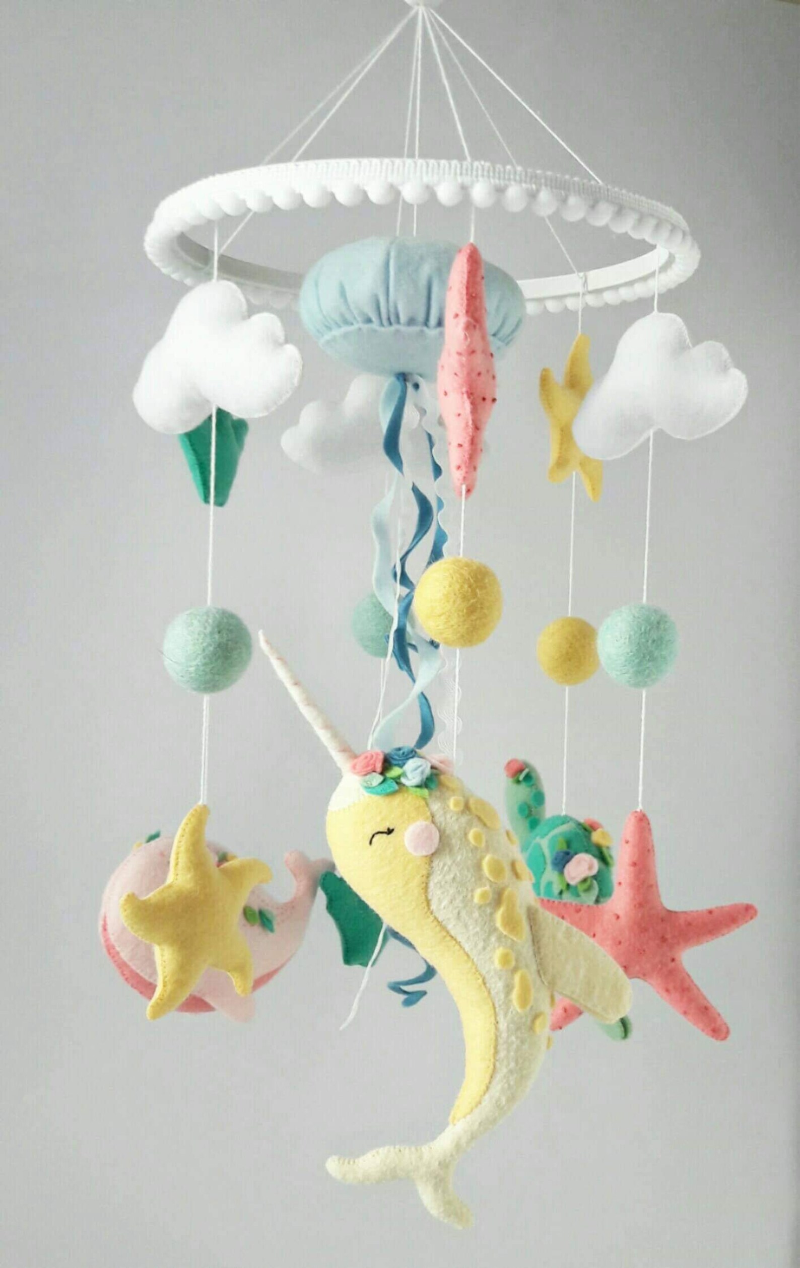 Felt Crib Mobile Crib Mobile Nautical Style Nautical Nursery Etsy