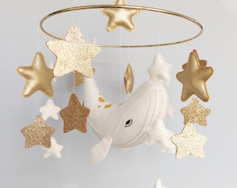 Ocean Theme Nursery, Congratulations Pregnancy Gift, Nautical Nursery Decor, Gender Neutral Baby Mobile, Baby shower Neutral gift