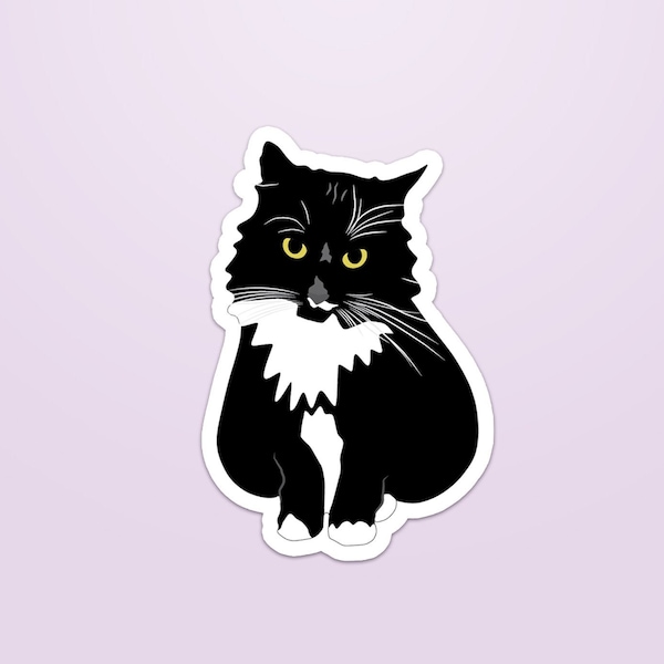 Tuxedo Cat Sticker