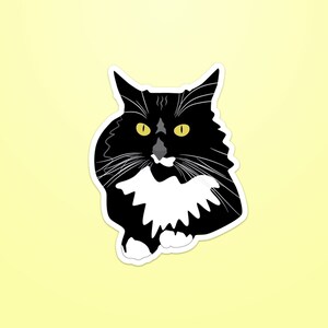 Tuxedo Cat Magnet