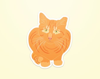 Orange Tabby Cat Magnet