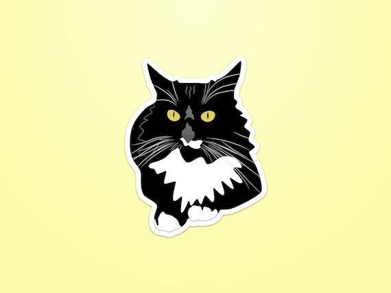 Tuxedo Cat Magnet