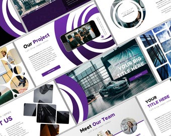 Modern Business Pitch Deck PowerPoint Template | Creative Company Presentation | Professional Startup Slides for Entrepreneurs