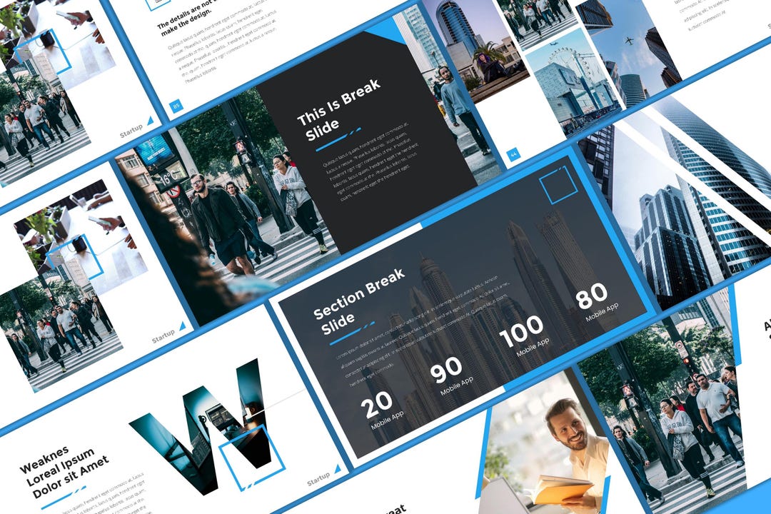 Business Startup Corporate Powerpoint Template | Professional Company ...