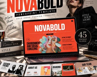Novabold PowerPoint Template | Modern Business Presentation | Editable Slides | Pitch Deck | Marketing, Corporate, Startup, Branding