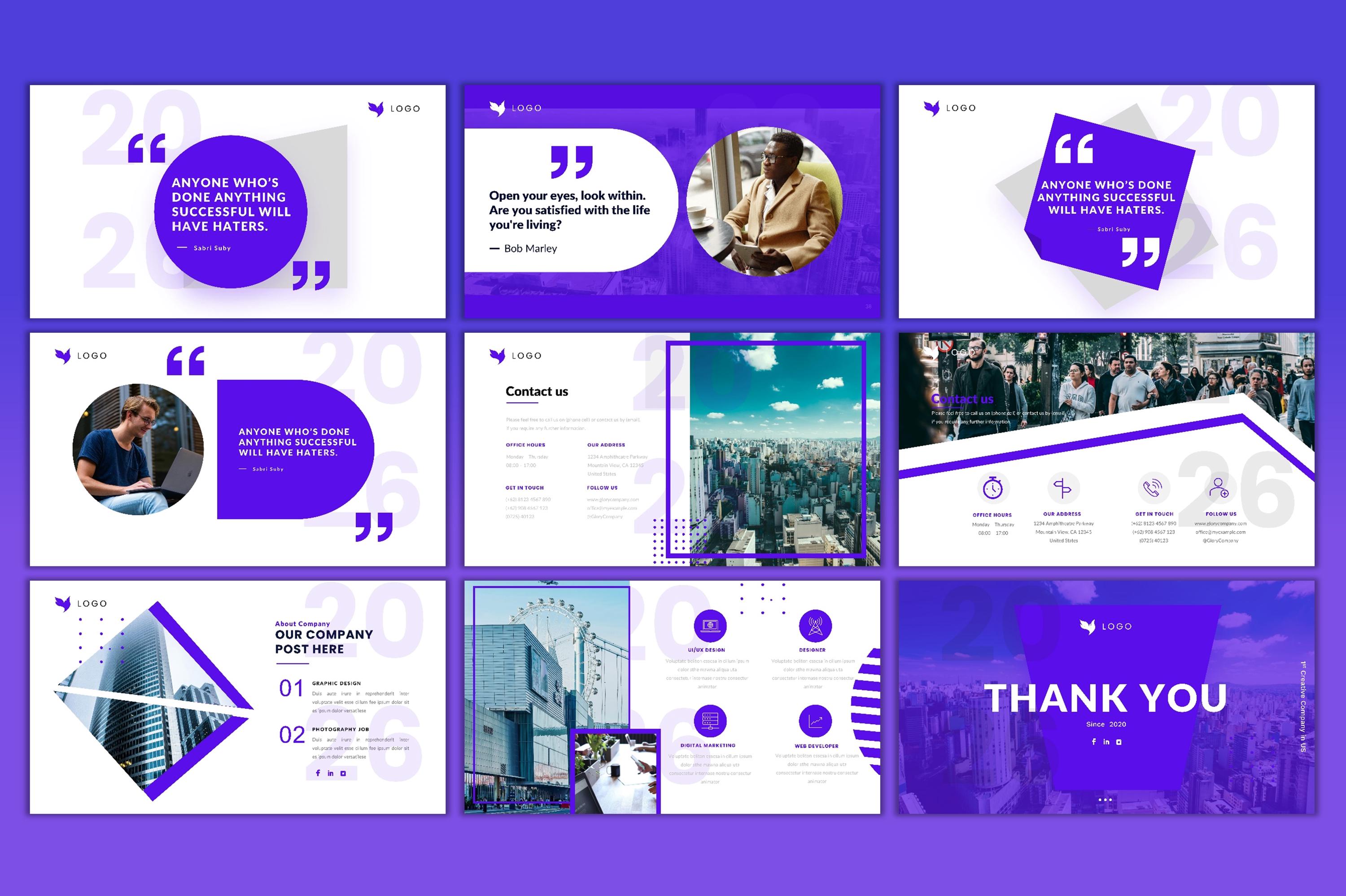 Corporate Pitch Deck Powerpoint Template | Business Presentation Slides ...