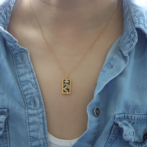 The Magician Tarotkaartketting, 14K gold filled, Mystic of the Cosmos, verjaardagssieraden, cadeau voor haar