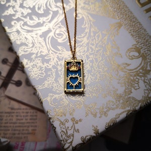De keizerin tarotkaartketting, 14K gold filled, mystiek van de kosmos, verjaardagssieraden, cadeau voor haar