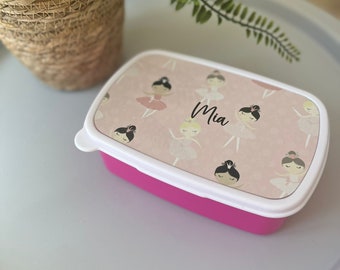 Personalised Ballet Lunch Box, School Lunch, Lunch Box, Girls Lunch Box, Boys Lunch Box