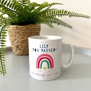 Personalised Congratulations Mug - Exam Congratulations, Driving Test Congraultions