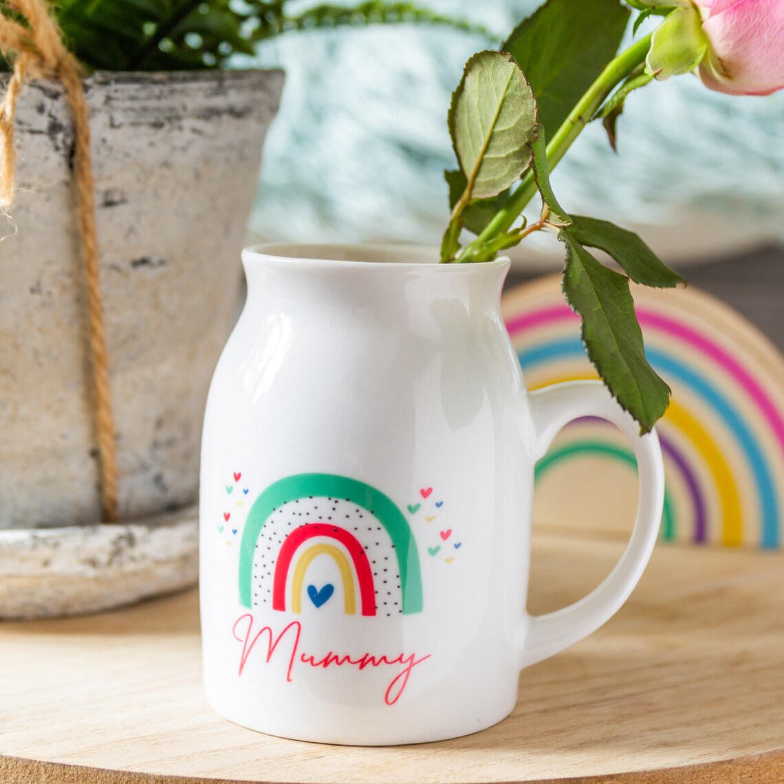 Vase for Mummy/mum/nanny/grandma/granny Personalised Jug Etsy UK