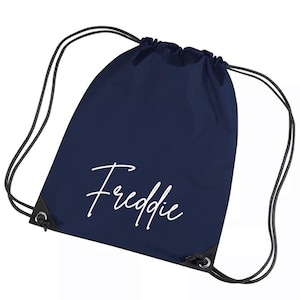 Sac de sport personnalisé, Sac de retour à l'école pour filles avec cordon de serrage, Sac de sport, Sac de sport