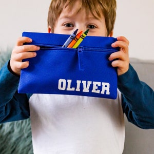 Étui à crayons personnalisé, fournitures pour la rentrée, cadeau pour les enfants