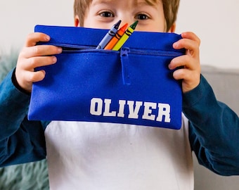 Personalised Pencil Case, Back to School Supplies, Gift for Kids