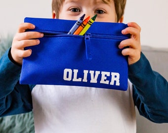 Personalised Pencil Case, Back to School Supplies, Gift for Kids