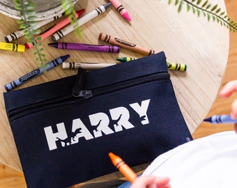 Personalised Pencil Case, School Supplies, Gift for kids