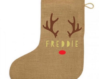 Large Personalised Christmas Stocking