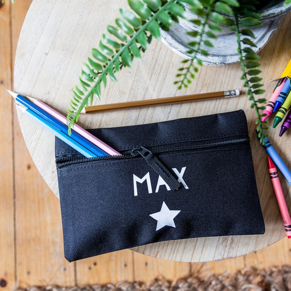 Personalised Pencil Case, Back to School Supplies, Gift for Kids