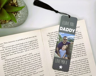 Personalised Photo Bookmark, Thoughtful Father's Day Gift