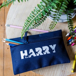 Personalised Pencil Case, School Supplies, Gift for kids image 5