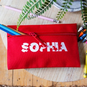 Personalised Pencil Case, School Supplies, Gift for kids image 3