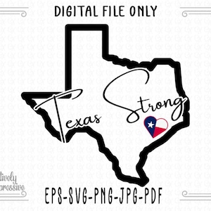 Texas Strong PNG: State Pride Image for Sublimation (Digital Download)