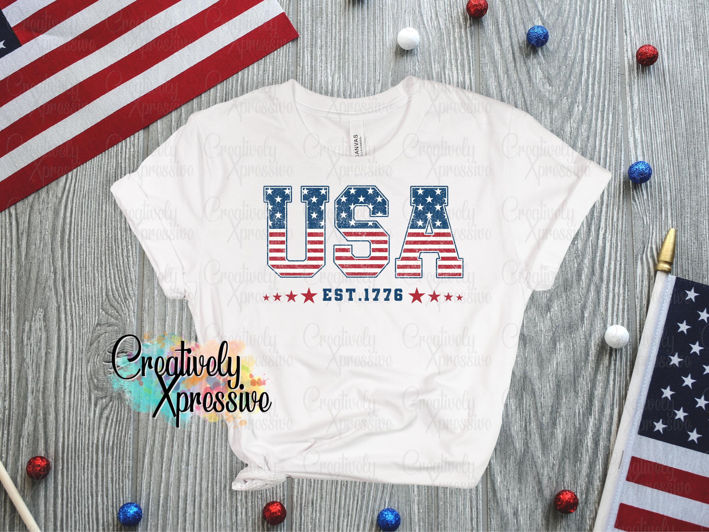 Distressed USA Svg Png, pdf, Retro USA, 4th Of July PNG, 4th Of July Sublimation Design, America Png, Patriotic Png Svg, Digital Download
