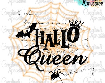HalloQueen, Halloween Sublimation, October 31st, Scary sublimation, Mom, Pumpkins, Scary, Bats, Spiders, Halloween quotes, All Hallows Eve