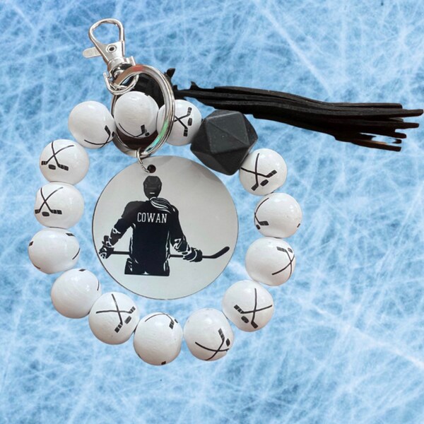 Hockey Keychain Etsy