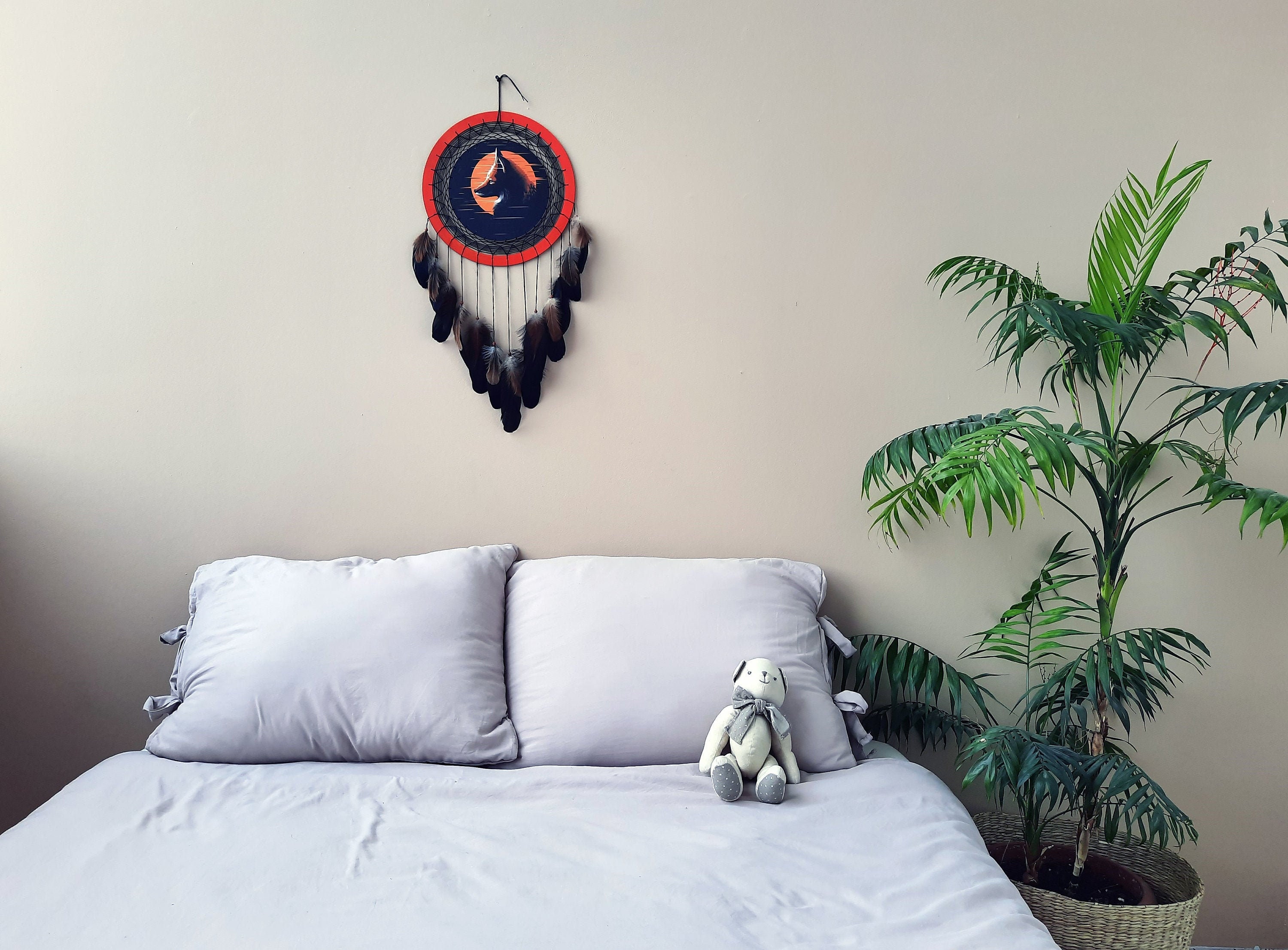 Fox bedroom decor Fox gifts for women Nursery dream catcher Etsy