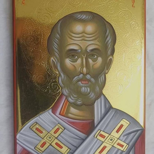 Saint Nicholas/Saint Dimitrios/Saint Catherine/orthodox icons/Hand painted/handmade/Byzantine icons/Greek Icons/catholic/