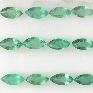 Certified 3.5x7MM Natural Emerald Faceted MARQUISE Gemstone Loose Emerald MARQUISE Faceted gemstone AAA+ Quality Emerald - Price Per Peice