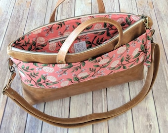 Leather laptop bag, laptop bag, leather work bag, handmade laptop bag, leather bag, unique laptop bag, unusual laptop bag, leather briefcase