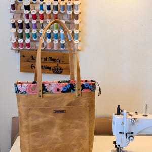 Leather Tote Bag, Leather Laptop Bag, Lined Leather Bag, Leather Work Bag, Leather Shoulder Bag, Ladies Work Bag, Large Leather Bag