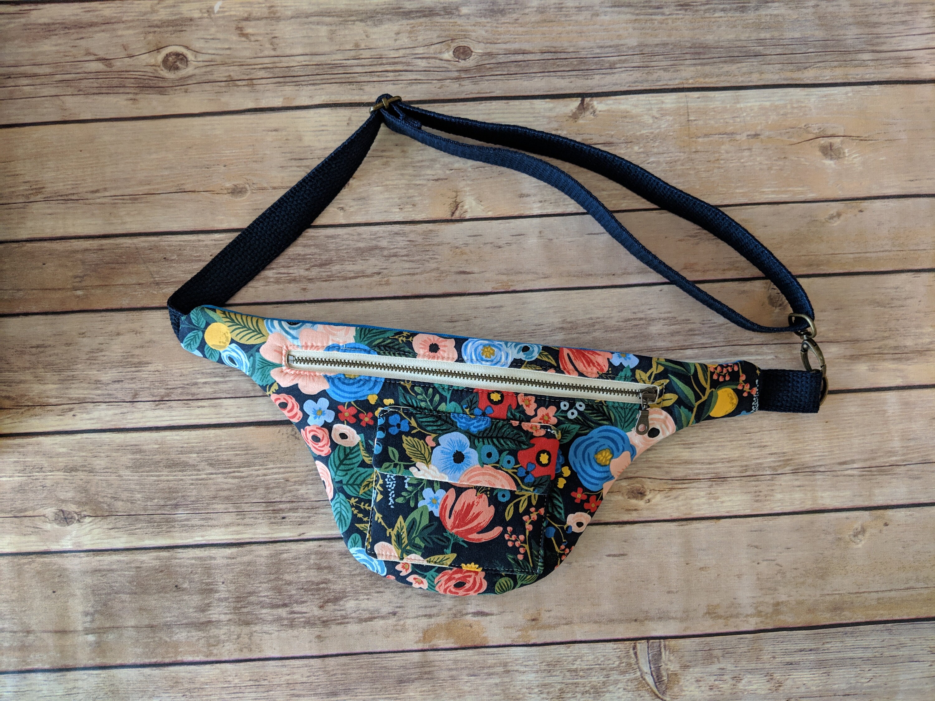 Floral Bum Bag, Floral Hip Bag, Floral Fanny Pack, Floral