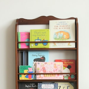 Bibliothèque Montessori, étagère peu profonde, étagère libre-service, étagère en contreplaqué, étagère pour enfants, étagère pour enfants, bibliothèque moderne