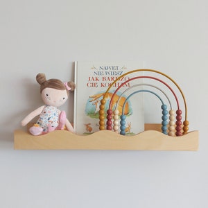 Étagère pour chambre d'enfant, étagères flottantes, étagères en bois, étagère pour enfants, étagère pour chambre d'enfants, décoration murale