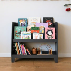 Montessori bookshelf, kids bookcase, toddler library