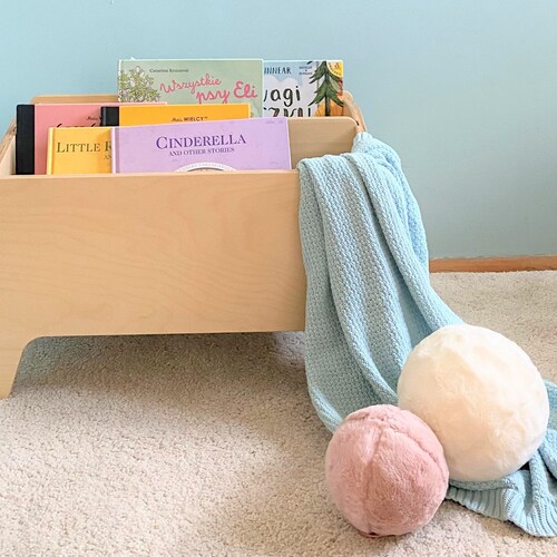 Montessori Bookcase Box for Toys Books Storage Bookshelf Etsy