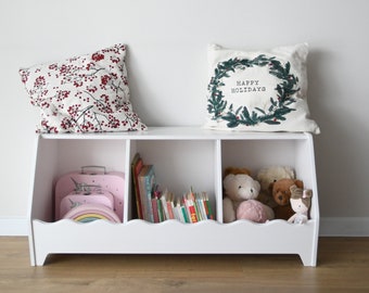 手作りモンテッソーリおもちゃ棚：合板おもちゃ収納箱 - Etsy 日本