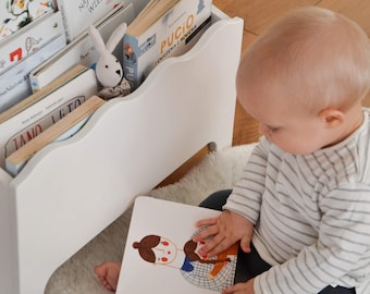 Montessori Bookcase, a Box for Toys, Books Storage