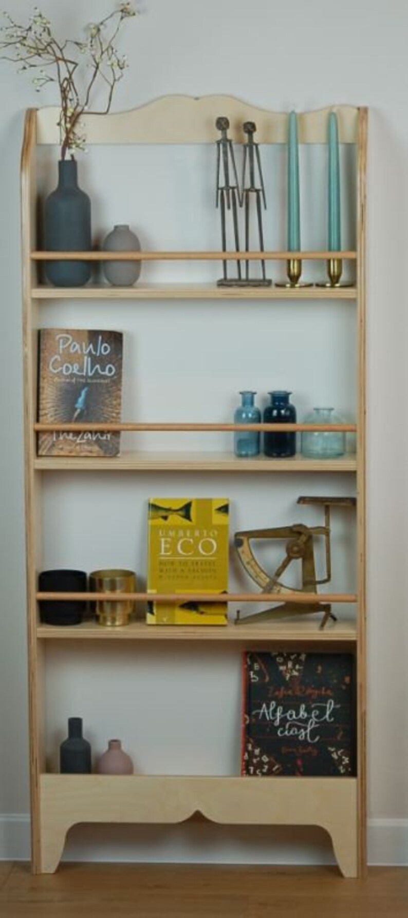 QUICK TO DISPATCH Montessori Wand flache Bücherregal für