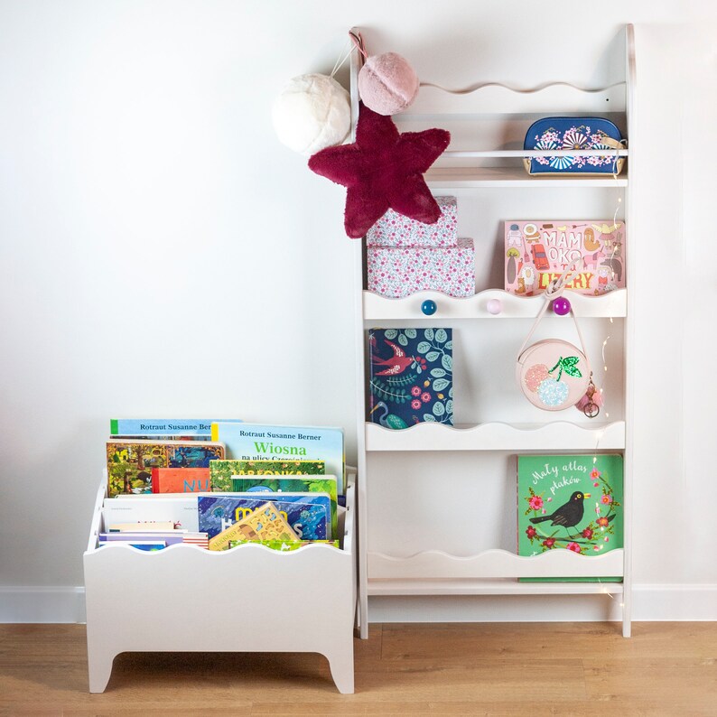 Montessori Bookcase Box for Toys Books Storage Bookshelf Etsy