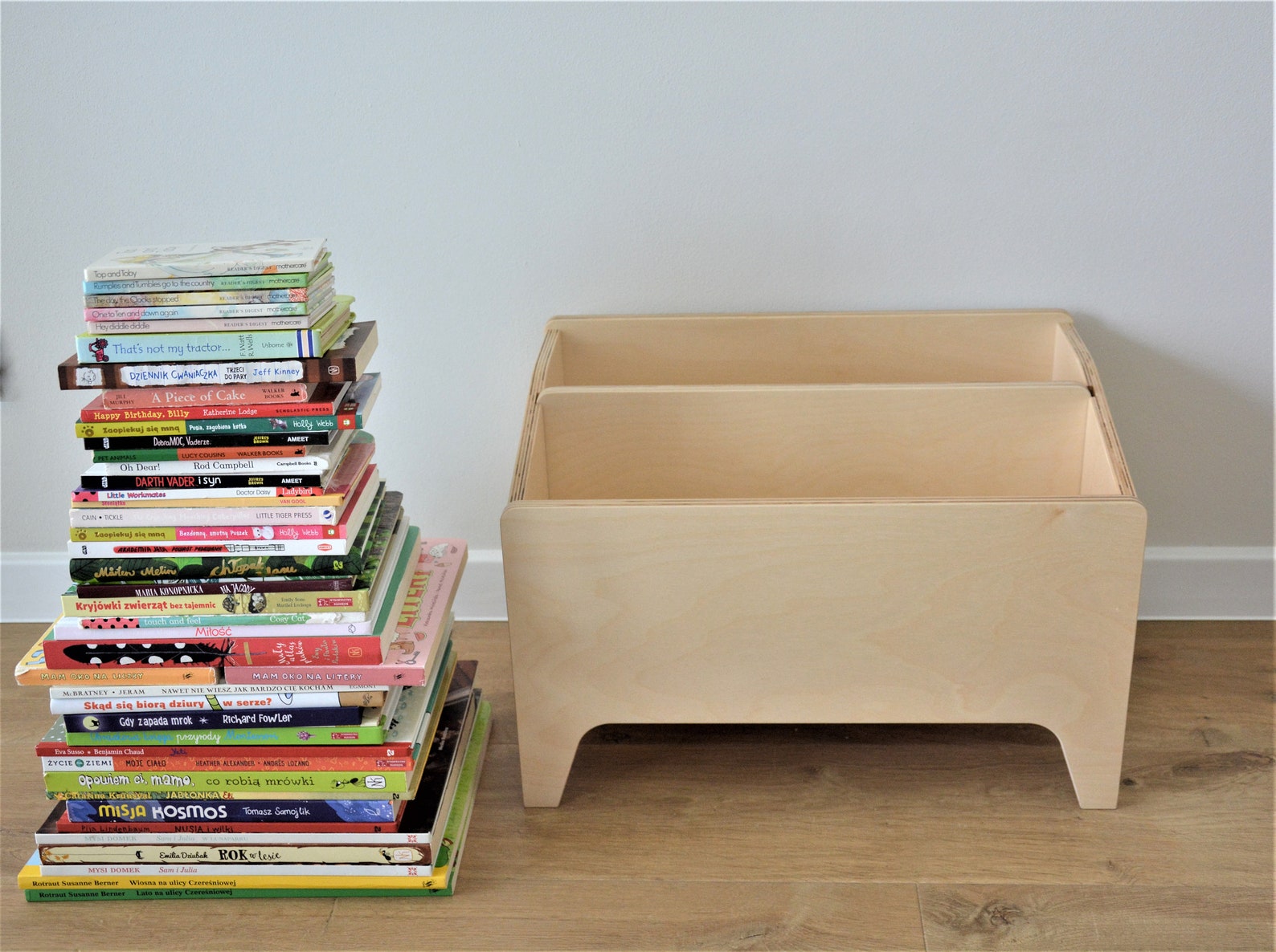 Montessori Bookcase Box Storage Toys Chest Bin Bookshelf Etsy