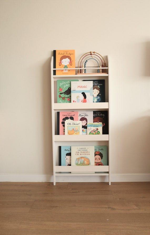 Montessori muur ondiepe boekenkast voor kinderen Etsy België
