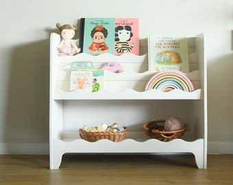 Montessori bookshelf, kids book storage, montessori playroom