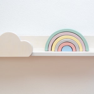Étagère Cloud, étagère avec un Cloud
