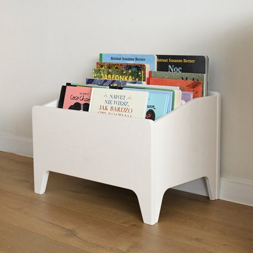 Montessori Bookcase Box for Toys Books Storage Bookshelf Etsy