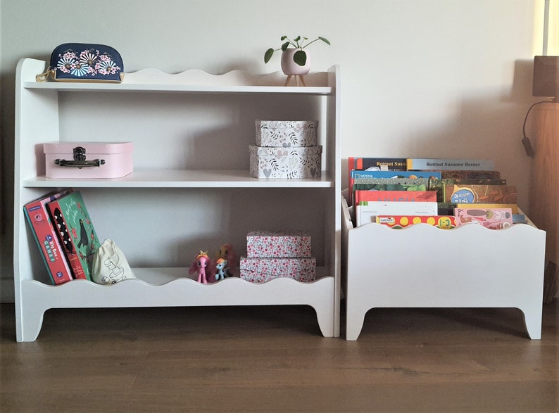 Montessori Bookcase, a Box for Toys, Books Storage image 9